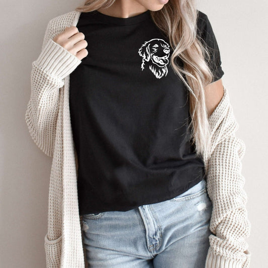 Golden Retriever Shirt, Dog Mom TShirt, Dog Dad Graphic Tee, Golden Retriever Gift