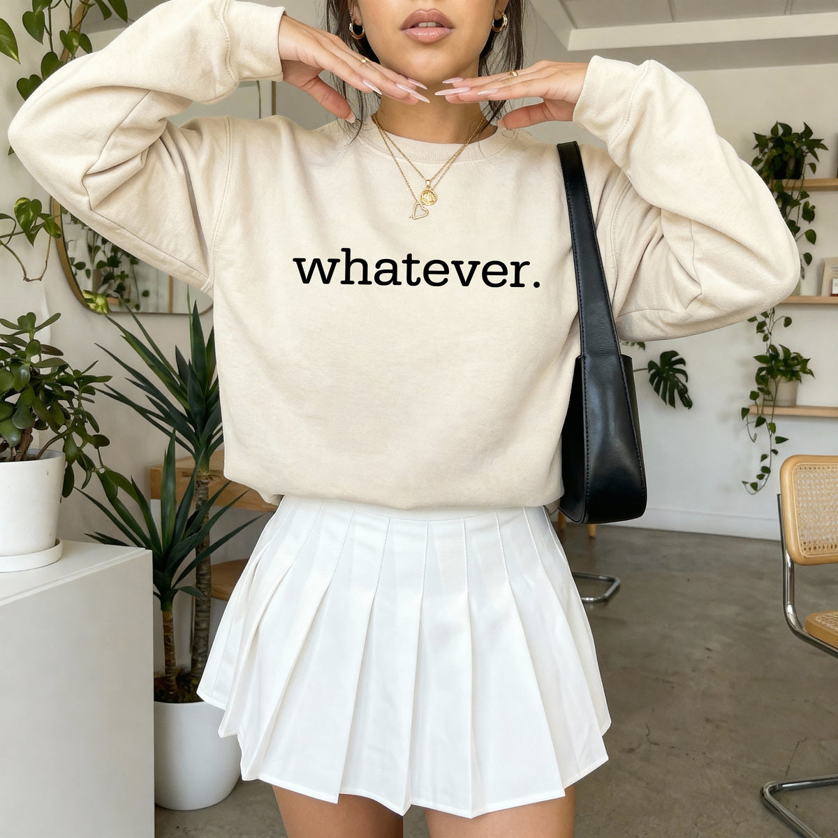 Whatever Crewneck Sweatshirt
